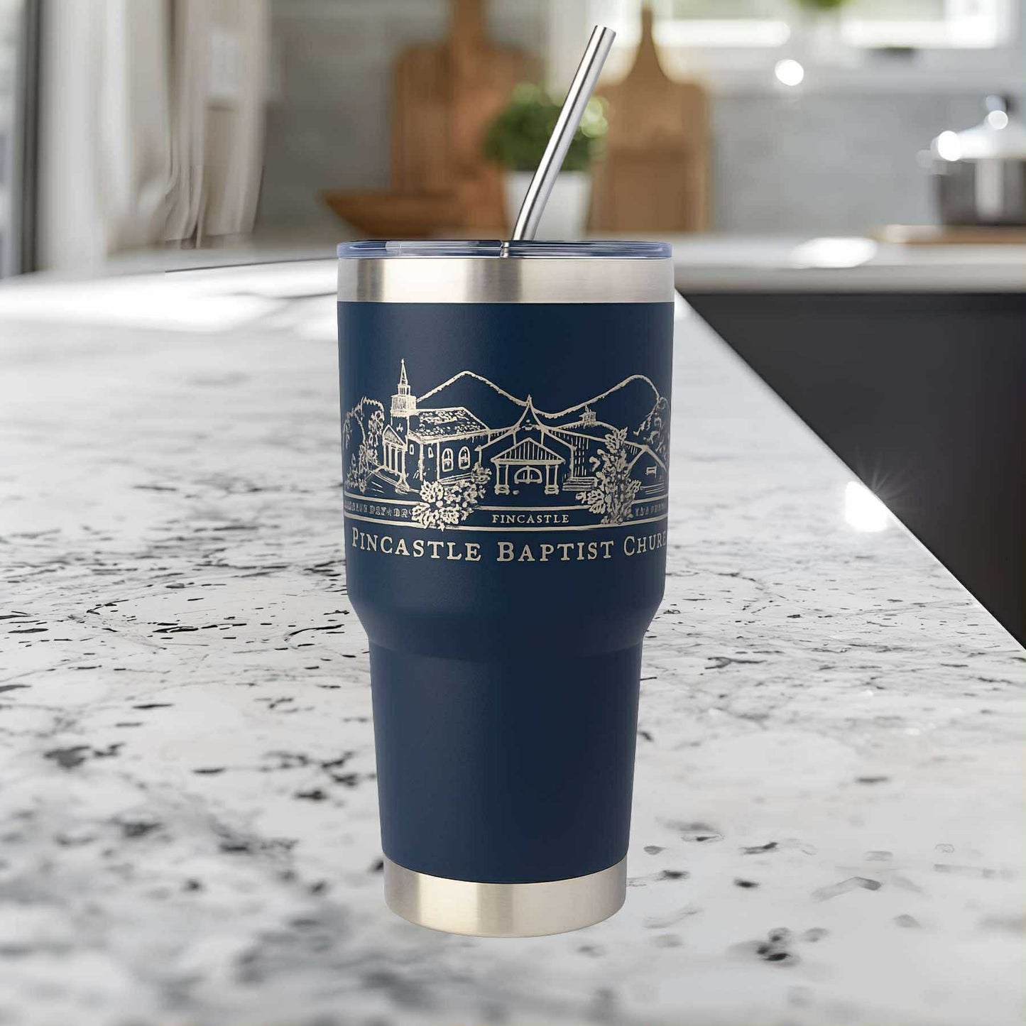 Metal Engraved Tumbler